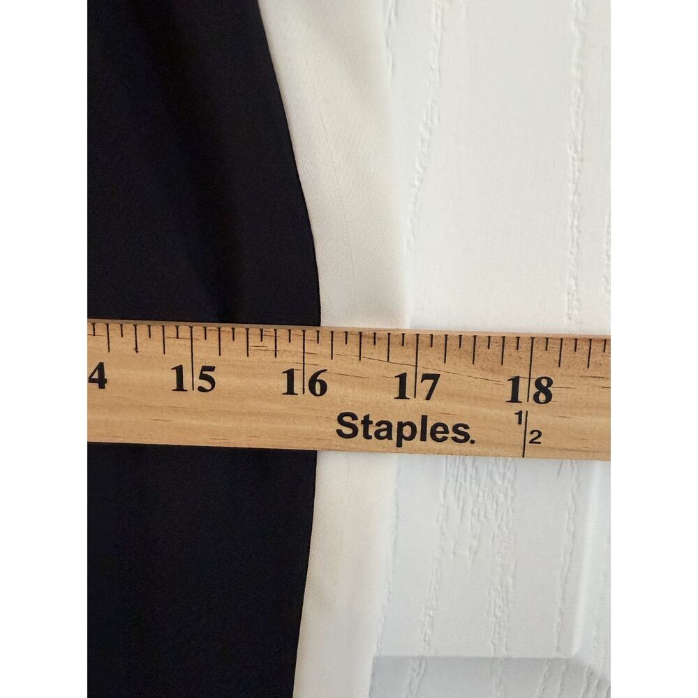 Amanda Uprichard Tuxedo Stripe Wide Leg Jumpsuit Size M - Picture 13 of 14